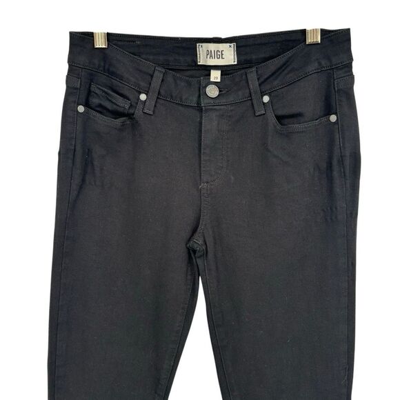 Paige VERDUGO ULTRA SKINNY Jeans Black Shadow Size 29 - Picture 4 of 8